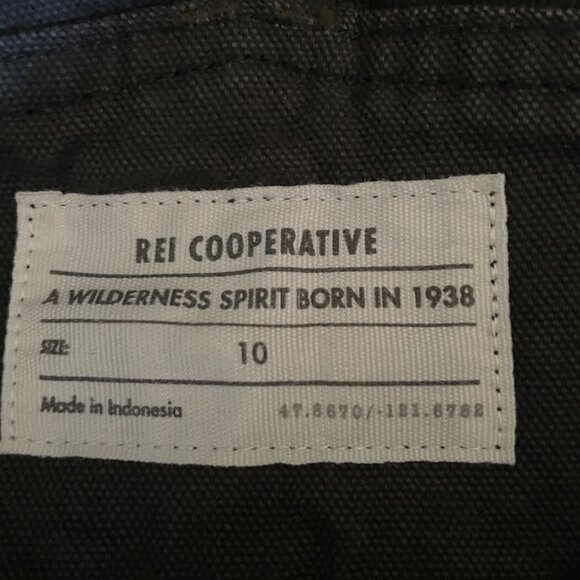 NEW REI Co-op Trailsmith Canvas Overalls - Women's 10 NWT Pirate Black - Picture 2 of 14
